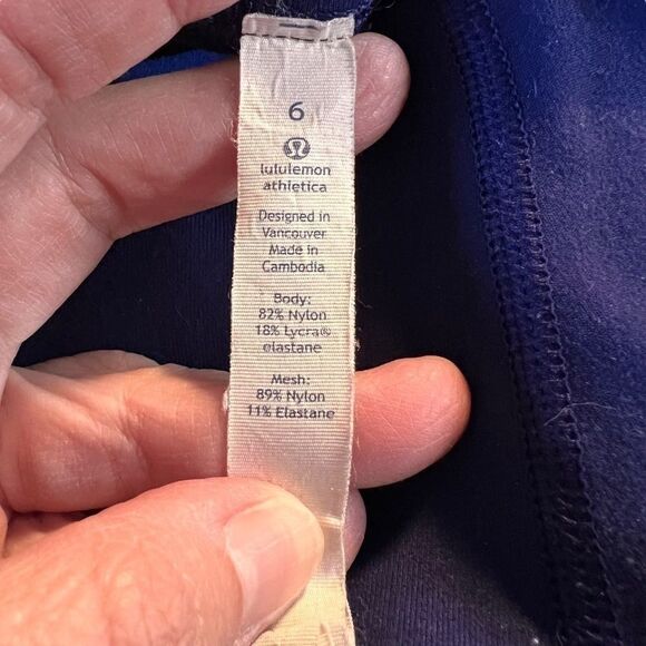 Lululemon purple blue High Times Tech Mesh 6 - Picture 9 of 13